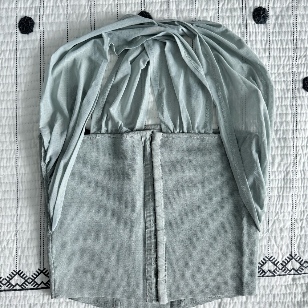 NWT Zara Elegant Blue Women's Top - Picture 3 of 6